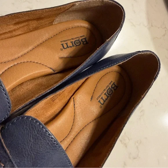 Born Slate Blue Loafer Size 11 - Picture 7 of 11